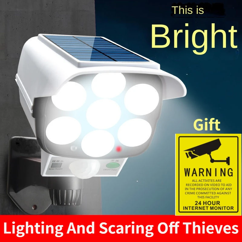 Outdoor Sport Camera - Zewnętrzna lampa słoneczna z czujnikiem ruchu