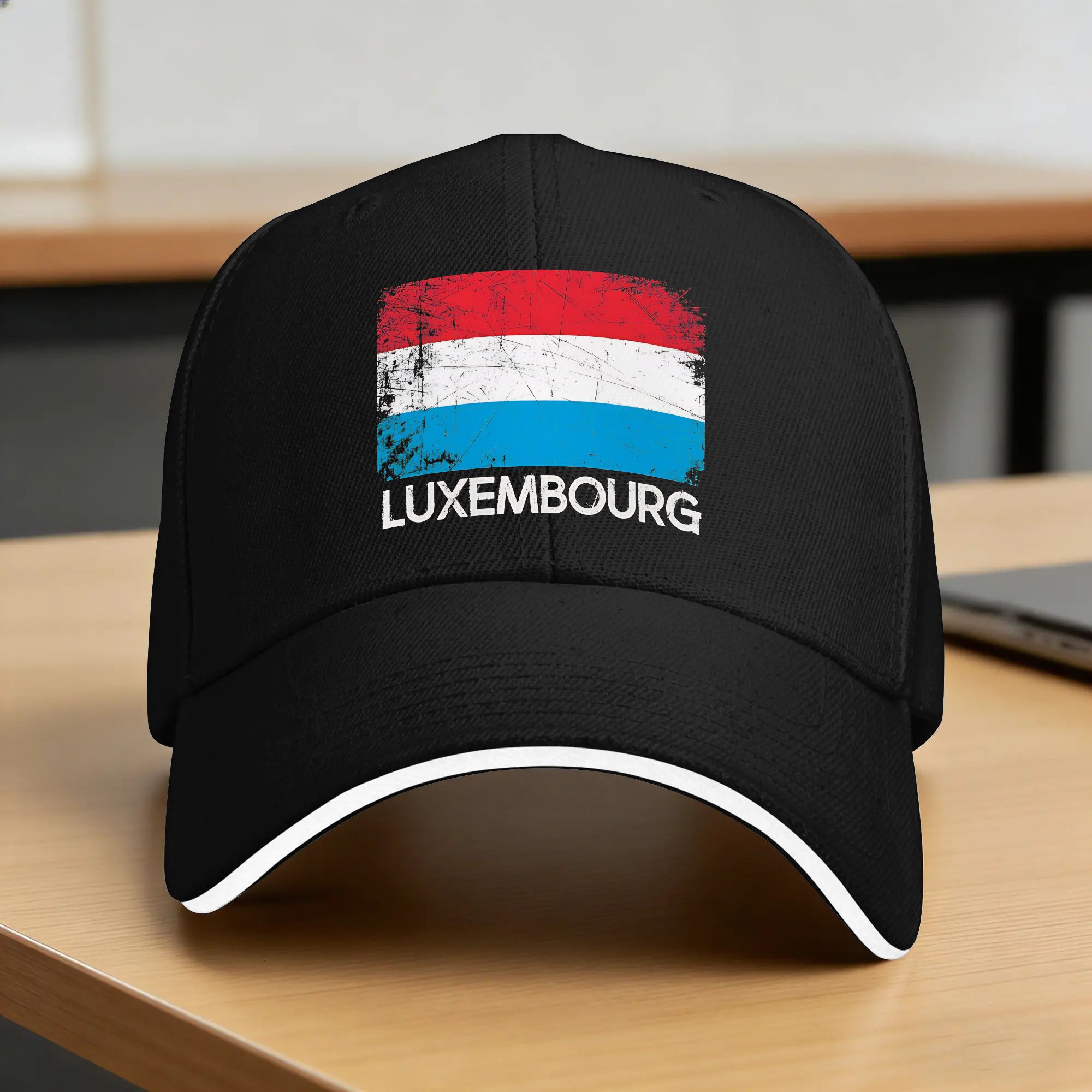Outdoor Sport Luxembourg - Czapka z daszkiem z mapą Luksemburga,