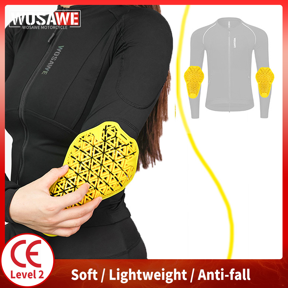 Mtb Elbow Pad - WOSAWE Letnie Oddychające Ochraniacze na Łokcie
