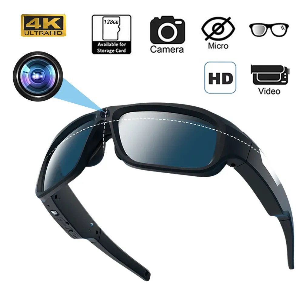 Okulary Smart Glasses 4K HD z  – Outdoor Sport Camera recenzja i cena