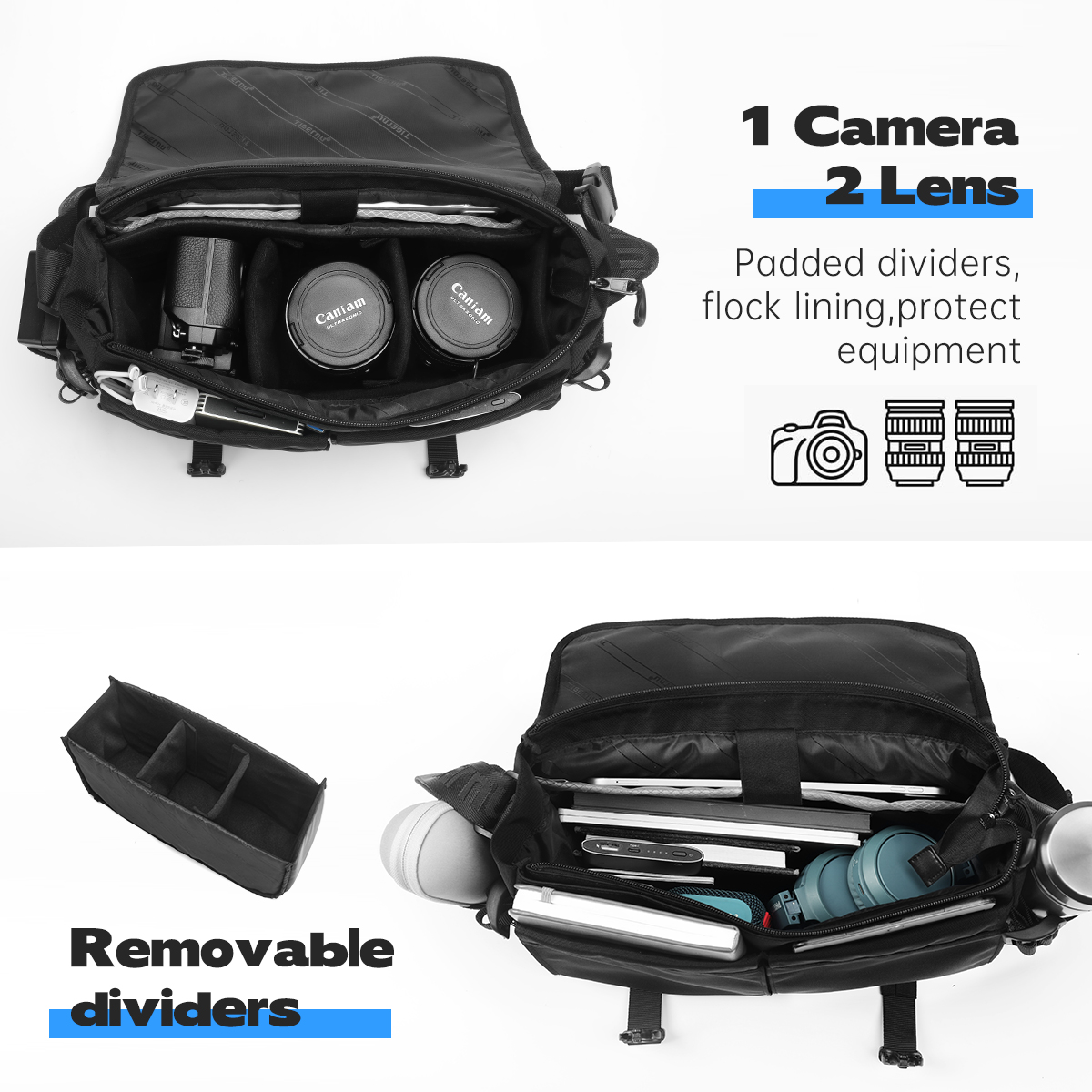 Torby na ramię męskie Tigernu, – Outdoor Sport Camera recenzja i cena